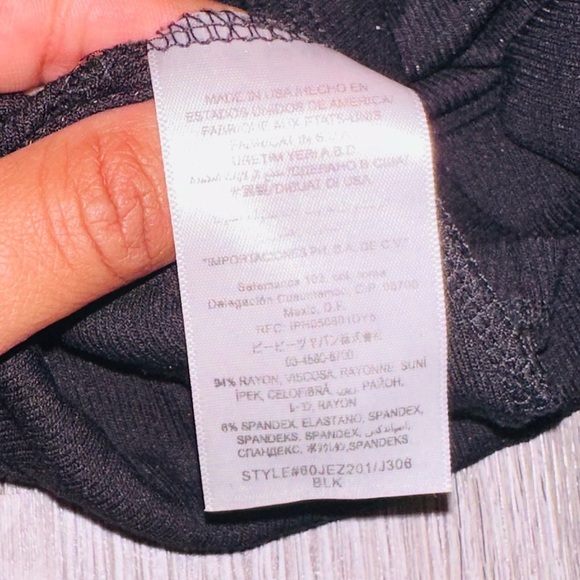 Bebe ribbed lace top - Picture 13 of 13